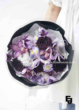 Father's Day Fresh Luxe Dye Mixed Flowers Gift - ORDER ADVANCE