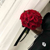 Wedding Bridal Bouquet-Luxe Roses Arrangement