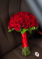 Wedding Bridal Bouquet-Luxe Roses Arrangement