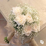 Wedding Bridal Bouquet-Luxe Roses Arrangement