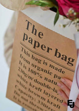 Recycle Bag Mixed Flowers With Fairy Light