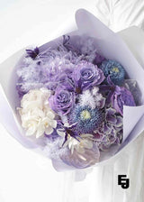 Father's Day Fresh Luxe Dye Mixed Flowers Gift - ORDER ADVANCE