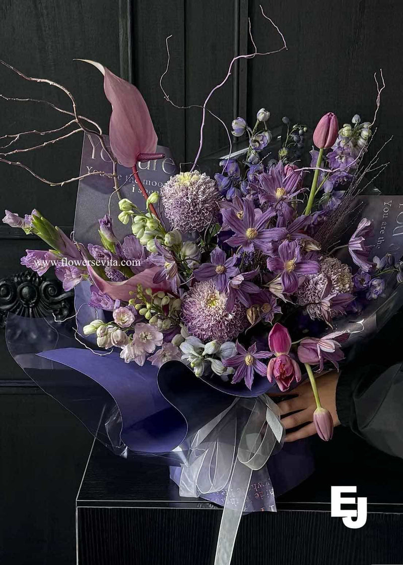 Fresh Luxe Mixed Flowers Gift Bunch - Birthday Flower Delivery Melbourne