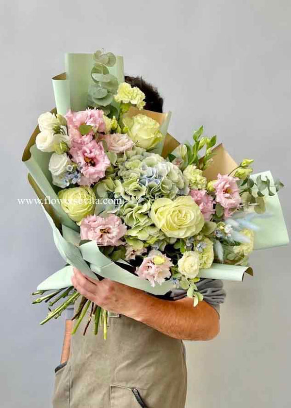 $40 Off-Fresh Hydranger Mixed Flowers Bunch-ANZAC Day Gift