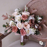 Wedding Bridal Bouquet-Luxe Flowers Mixed Arrangement