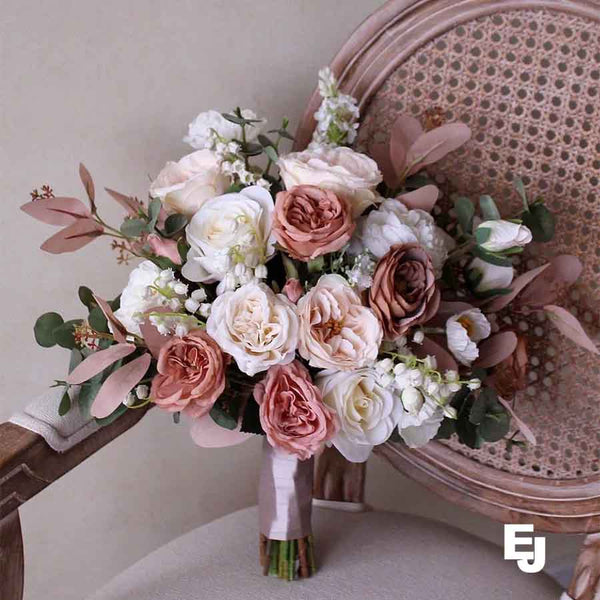 Wedding Bridal Bouquet-Luxe Flowers Mixed Arrangement